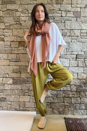 Conrad Box Cotton Knit White